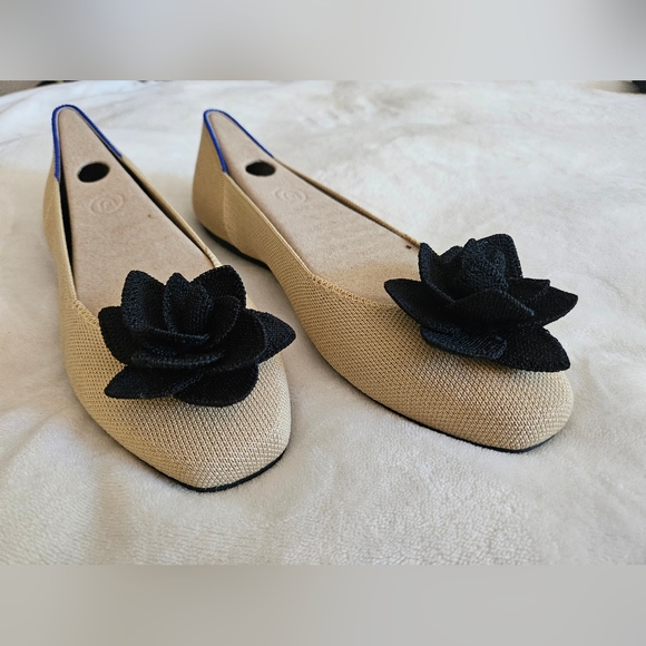 Rothy's Shoes - ROTHY'S Petal Square Sand 9.5 Like new